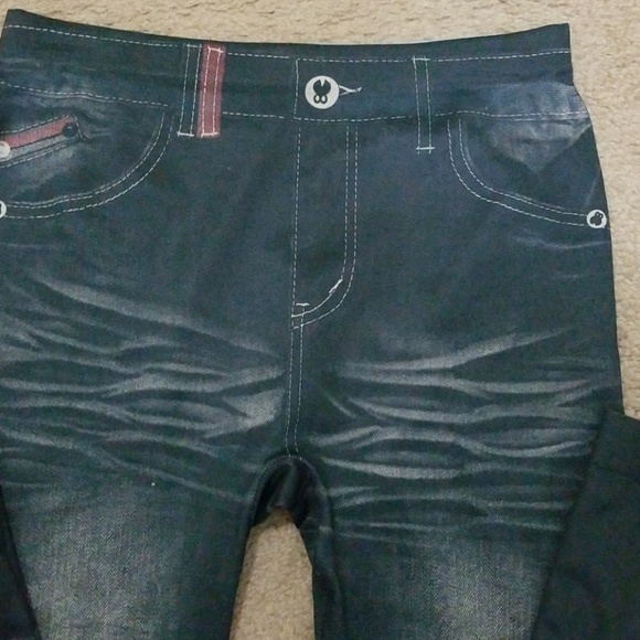 Jean Style Leggings - Picture 2 of 5